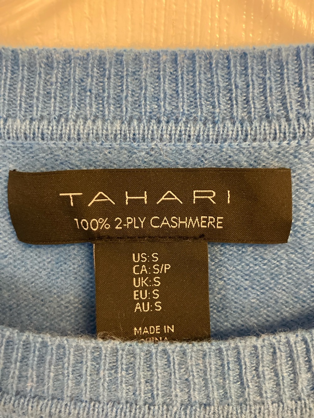Tahari Cashmere Crewneck Sweater - Picture 2 of 4
